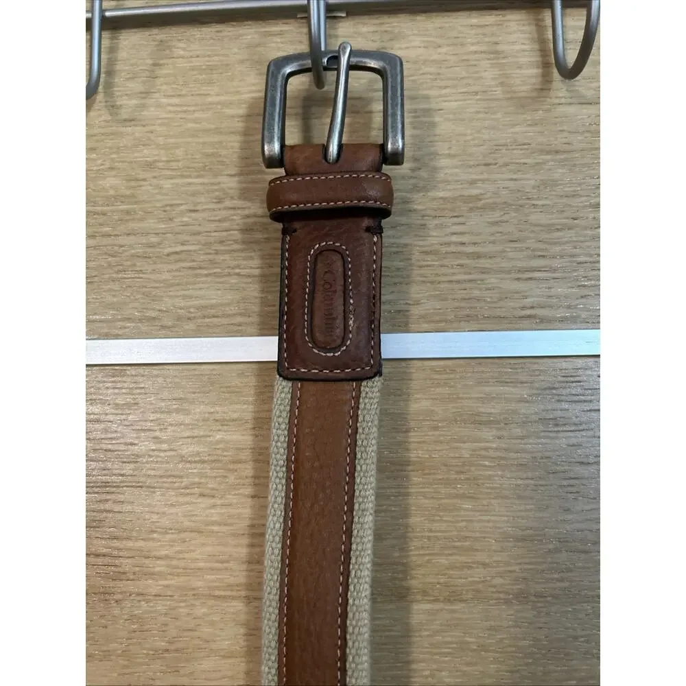 Columbia Men’s Brown Genuine Leather Belt Mens Size 40/100 Style 11CO0331